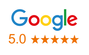 5 Star Reviews on Google